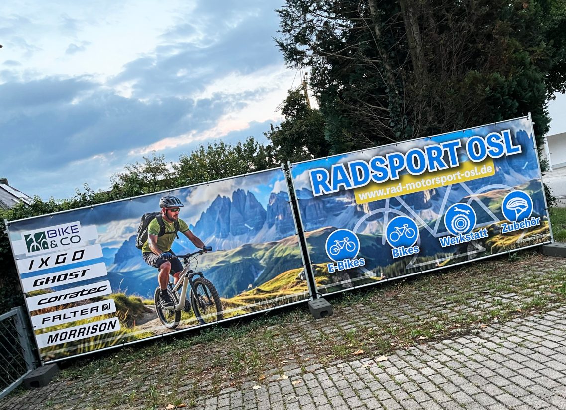 Bauzaunbanner RadSport OSL
